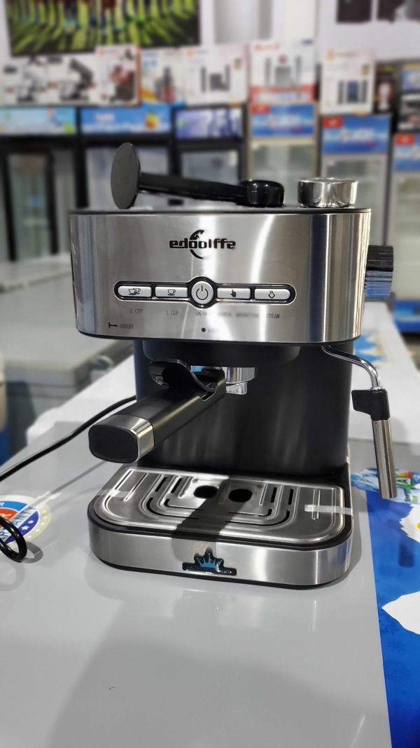 Edoolffe Espresso Coffee Machine Built-In Milk Frother 15bar Coffee Makers - Image 4