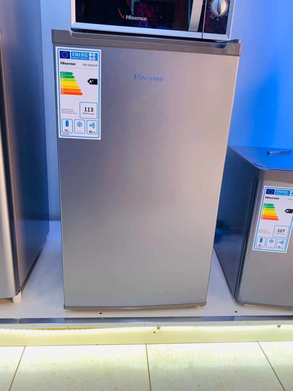 Hisense 120 Litres Fridge, Single Door Refrigerator - Silver - Image 2
