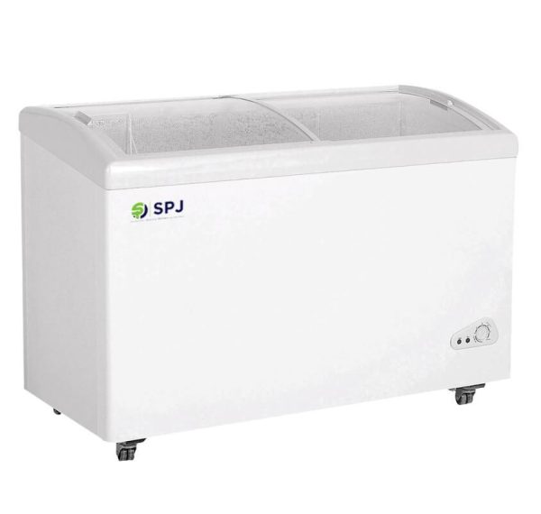 Generic 470 Litres Curved Glass Top Chest Freezer spj