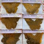 Gold non edible butterfly