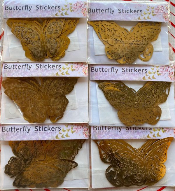 Gold non edible butterfly